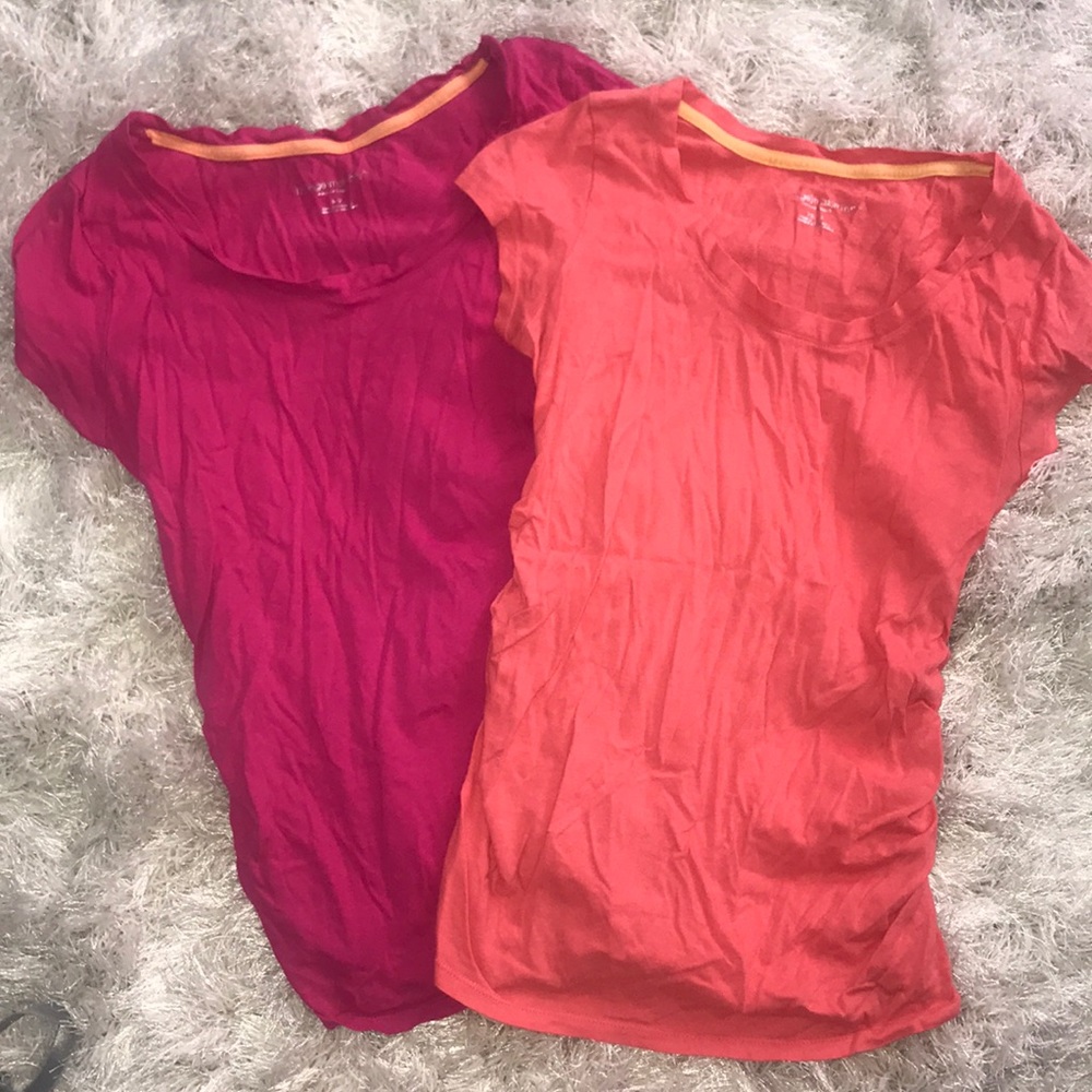 Lot of two Maternity Tees by Liz Lange